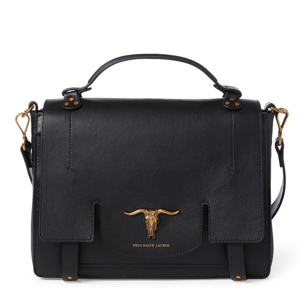 Ralph Lauren leather schooly bag